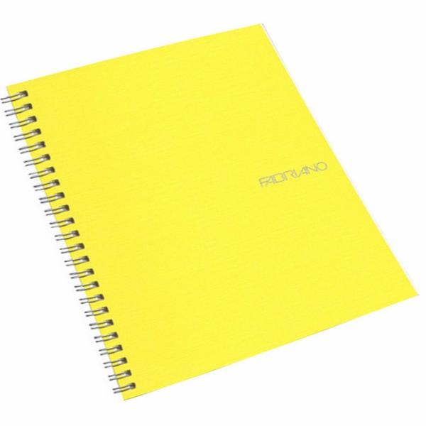 Fabriano Ecoqua A5 Spiral Bound Lined Notebook