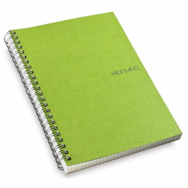 Fabriano Ecoqua A5 Spiral Bound Lined Notebook