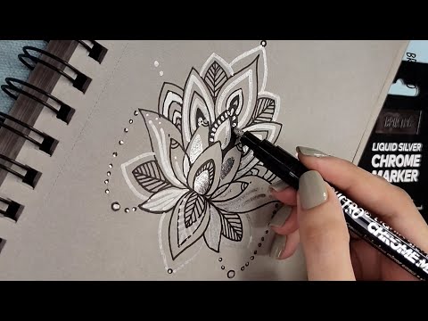 Brustro Liquid Silver Chrome Permanent Marker 1mm