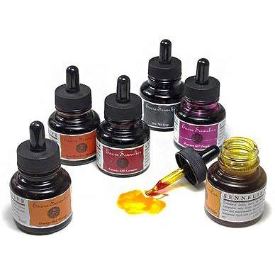 Sennelier Shellac Shower Coloured Inks 30 ml Jar (Open Stock)