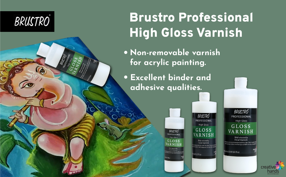 Brustro Professional High Gloss Varnish 200 Ml – BrustroShop