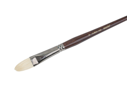 Brustro Artists BristleWhite Filbert Brush Series 1008