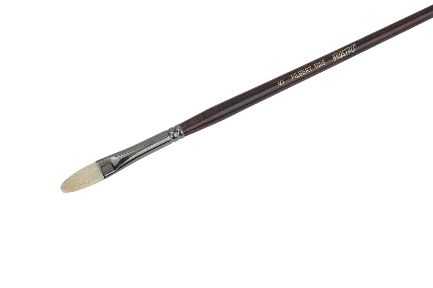 Brustro Artists BristleWhite Filbert Brush Series 1008