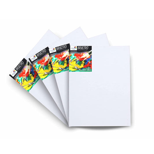 Brustro Artists' Canvas Board Medium Grain 18"x24" (Pack of 4)