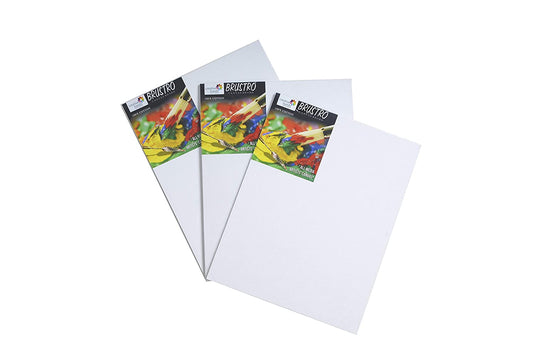 Brustro Canvas Board Medium Grain 16"x20"(Pack of 3)