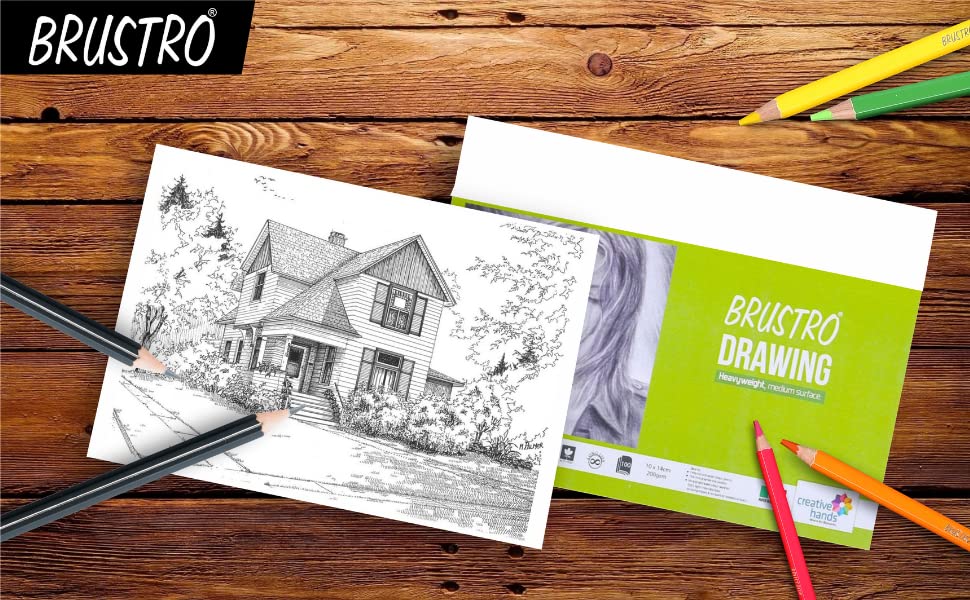Brustro Artists' Drawing Paper 200 gsm 56 x 76 cm (20 sheets)