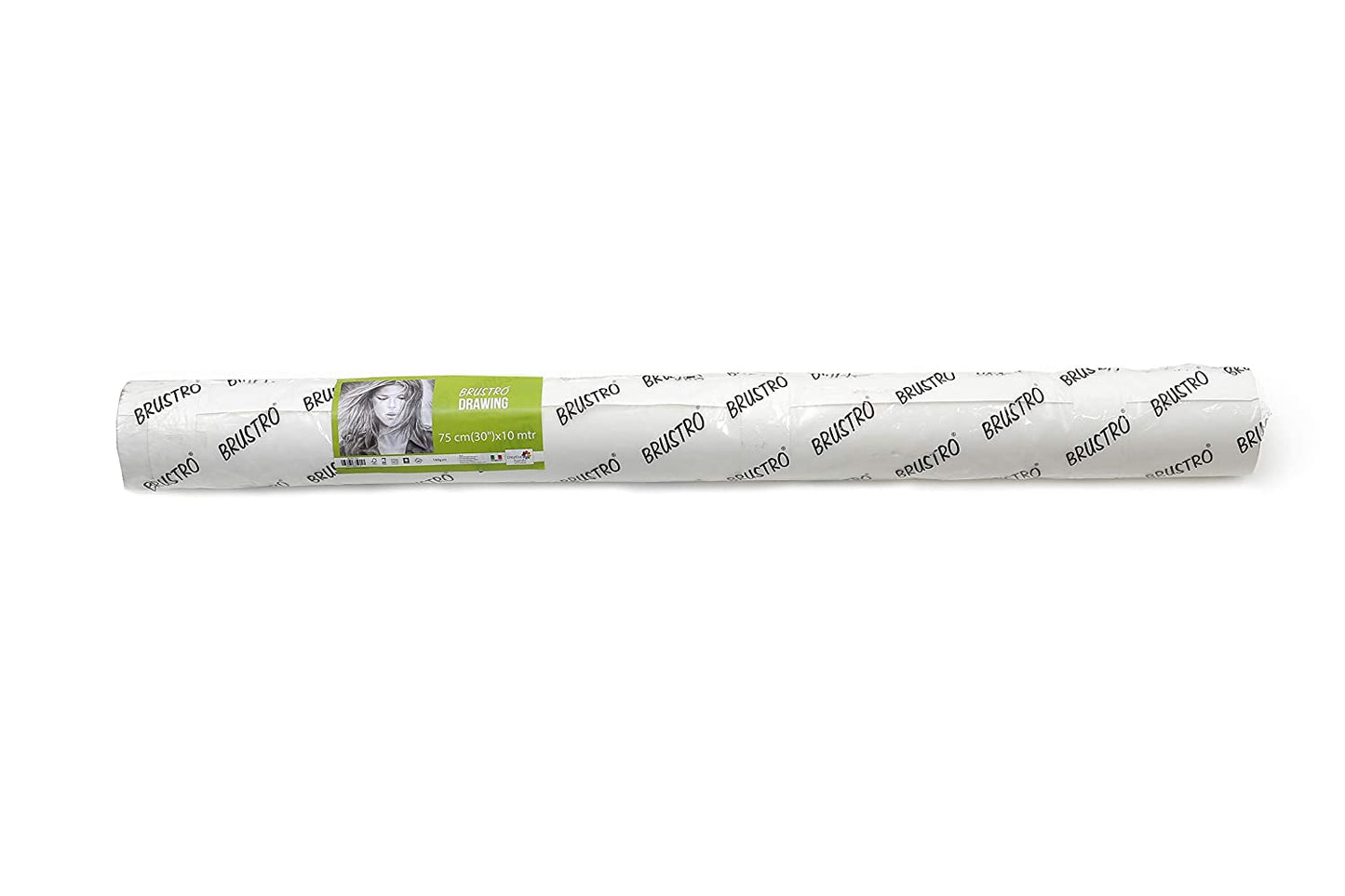 Brustro Artist Drawing Paper Roll 160 gsm. Size 75 cm(30") x10 mtr