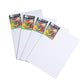 Brustro 100% Cotton Canvas Board Medium Grain 10"X14" (Pack of 4)