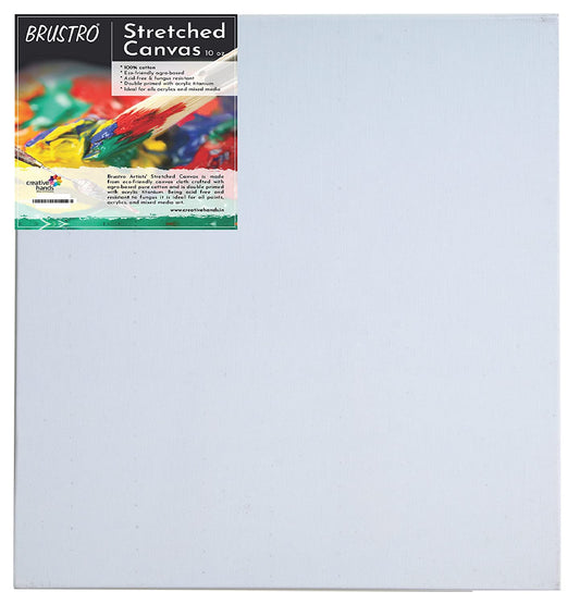 Brustro Artists Stretched Cotton Canvas 12"X12"