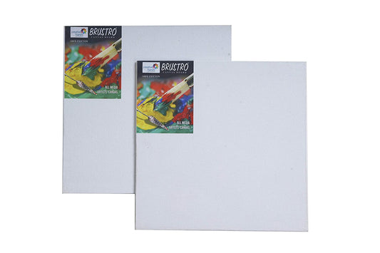 Brustro Canvas Board Medium Grain 12"X16" (Pack of 2)