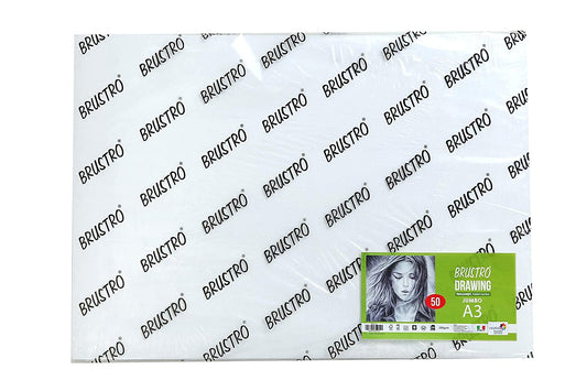 Brustro Artists' Drawing Paper 200gsm Jumbo - A3 (50 Sheets)