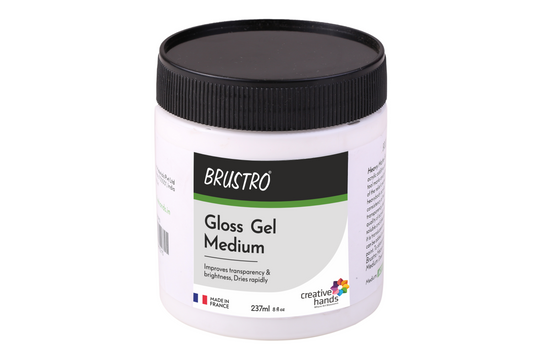 Brustro Professional Heavy Gloss Gel Medium 237ml