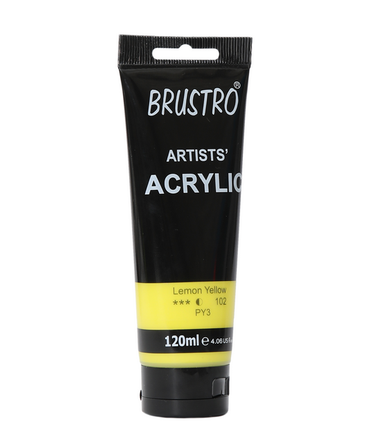 Brustro Arists' Acrylic 120ml Lemon Yellow