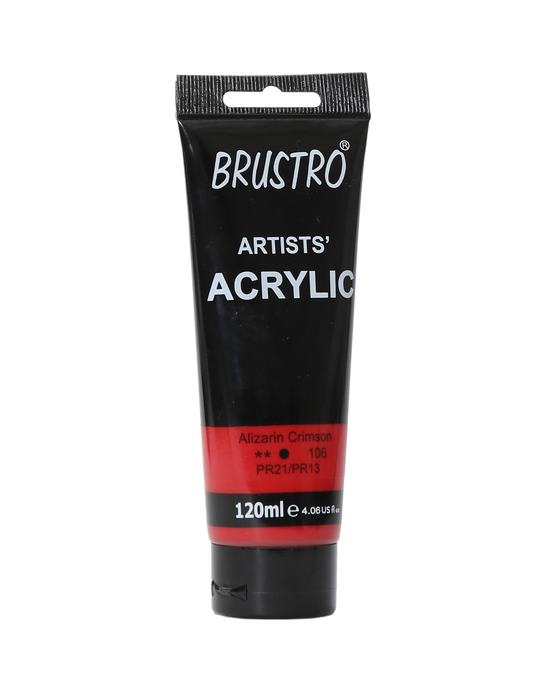 Brustro Artists' Acrylic 120ml Alizarin Crimson