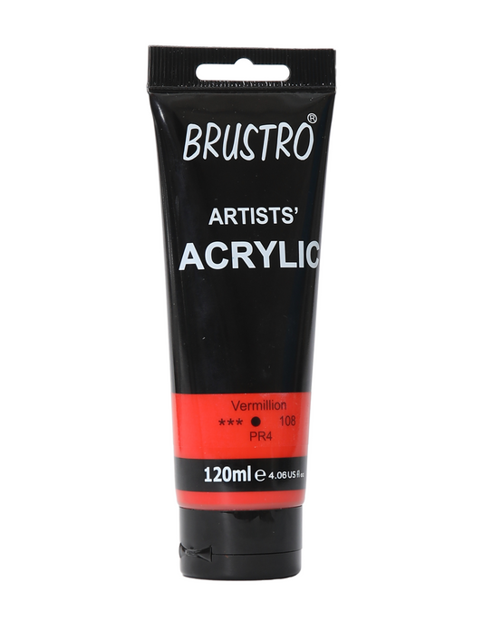 Brustro Artists' Acrylic 120ml Vermillion