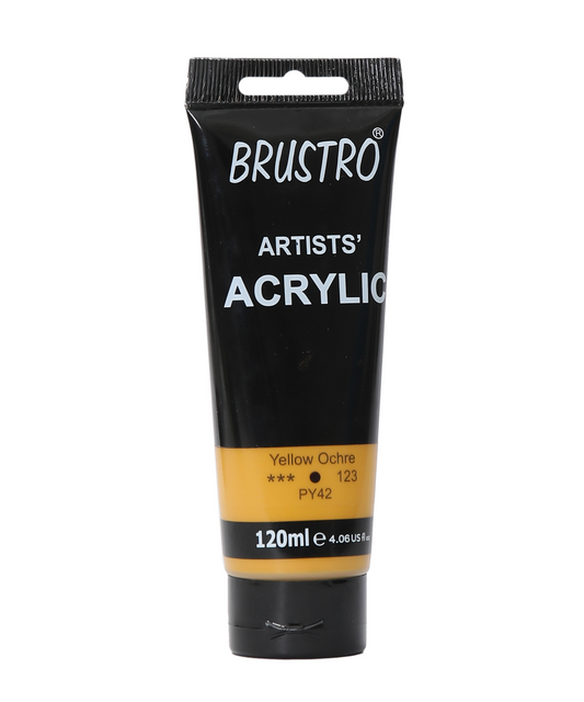 Brustro Artists' Acrylic 120ml Yellow Ochre