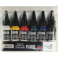 Brustro Professional Artists Fluid Acrylic 20 ml Primary Colours Pack of 5 + 1 Free (Titanium White, Yellow Mid AZO, Napthol Scarlet, Phthalo Blue, Phthalo Green and Carbon Black)