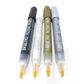 Brustro Acrylic (DIY) Marker Set of 4 - Gold Silver Black and White 