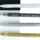 Brustro Acrylic (DIY) Fine Tip Marker Set of 4 – Gold, Silver, Black, White 0.8MM