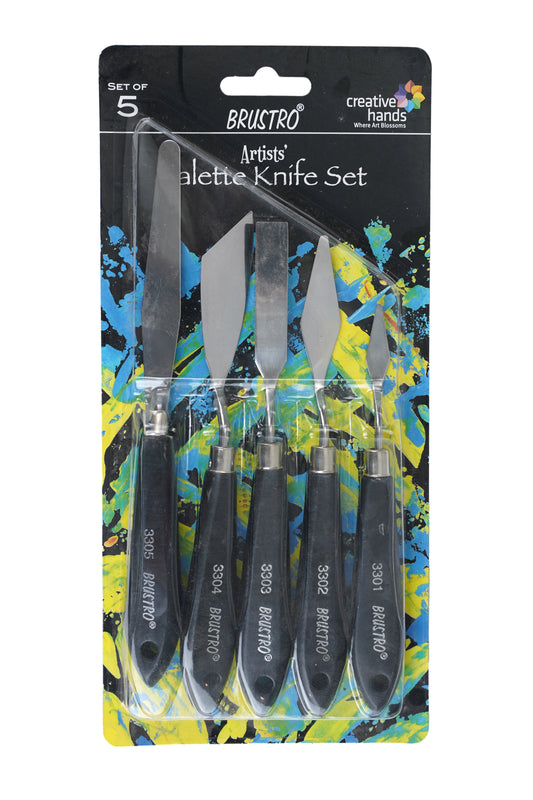 BRUSTRO Artists ’ Palette Knives (Set of 5)