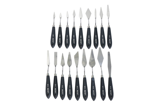 BRUSTRO Artists' Palette Knives (Set of 18)