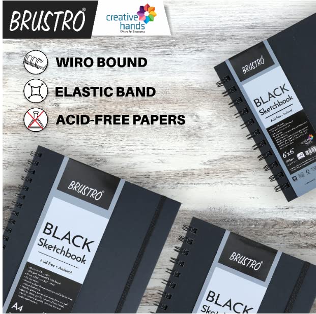 BRuSTRO Toned Paper - Grey Sketchbook, Wiro Bound, Size A5 120GSM (60  Sheets) 120 Pages Sketch Pad Price in India - Buy BRuSTRO Toned Paper - Grey  Sketchbook, Wiro Bound, Size A5 120GSM (60 Sheets) 120 Pages Sketch Pad  online at