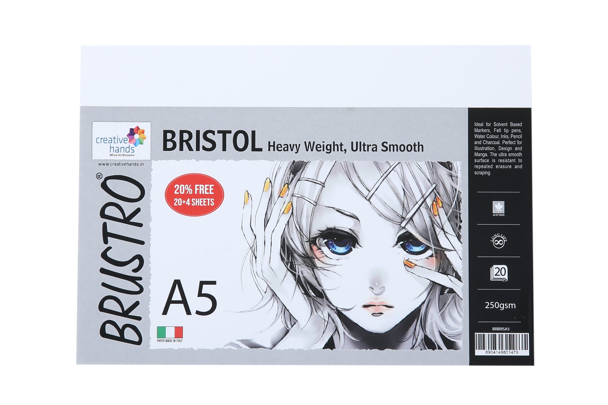 Brustro Bristol Ultra Smooth Paper (Open Stock) - Creative Hands