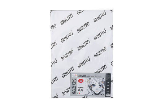 Brustro Bristol 250 GSM Jumbo - A4 (50 Sheets)