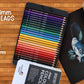 BRUSTRO Artists Colour Pencil Set of 72 (in Elegant tin Box) with Drawing Glued Pad