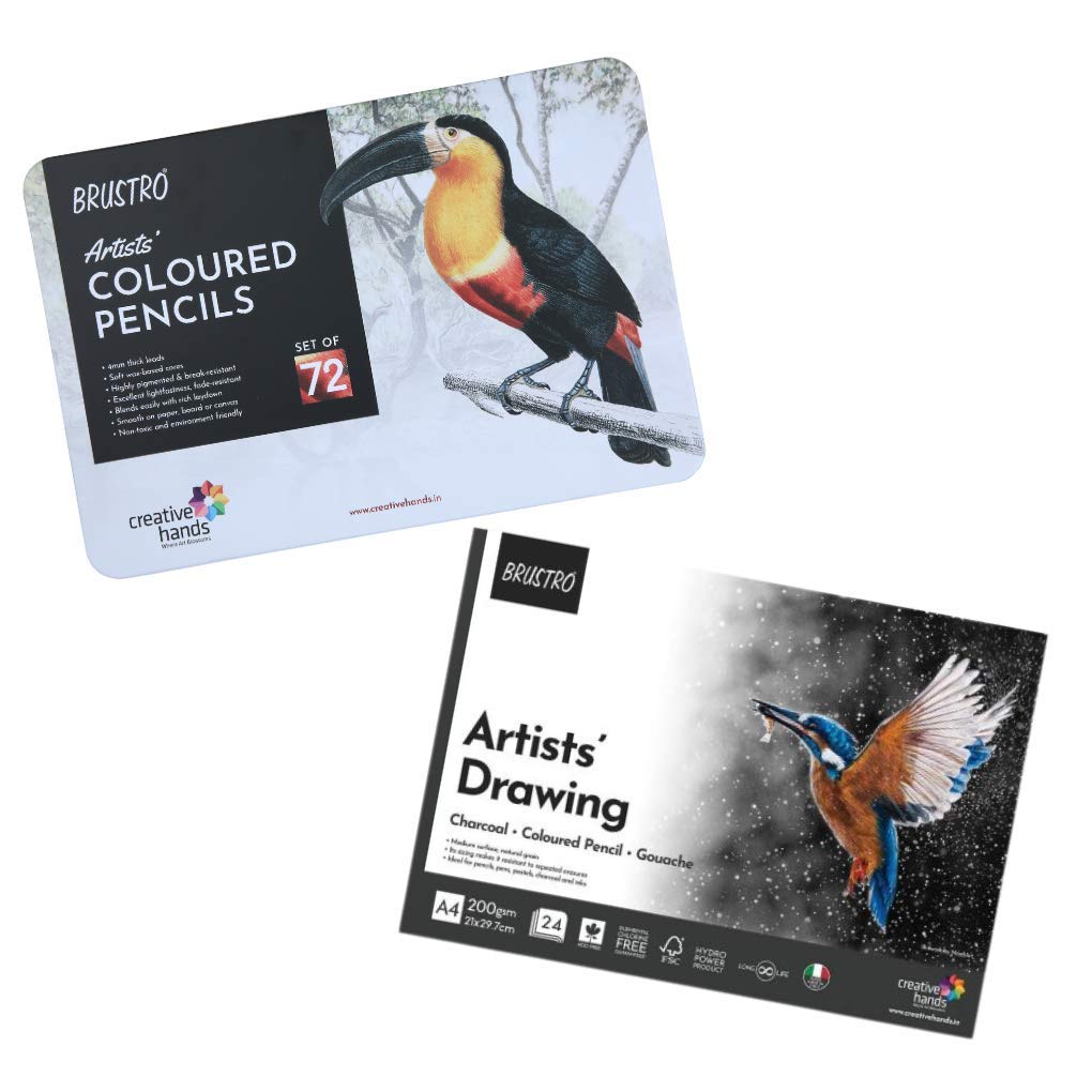 Brustro Set Di 5 Ceppi Di Miscelazione Per Pastello E Carboncino – Sfumini In Carta Per Artisti