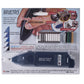 BRUSTRO Artists ’ FINEART Graphite Pencil Set of 12 (10B-2H), with Wiro Bound A5 Size Artists Sketch Book, 120 Pages, 160 GSM