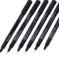 Brustro Professional Pigment Based Fineliner - Set of 6 (Black)