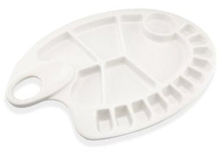 Brustro Kidney Shaped 17 Well Plastic Palette 30X20CM