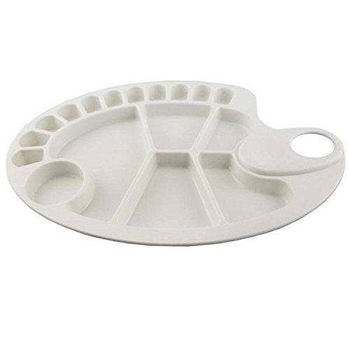 Brustro Kidney Shaped 17 Well Plastic Palette 30X20CM