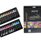 Brustro Artists Metallic Acrylic Set of 24x12ml with Black Paper A5 (40 Sheets)