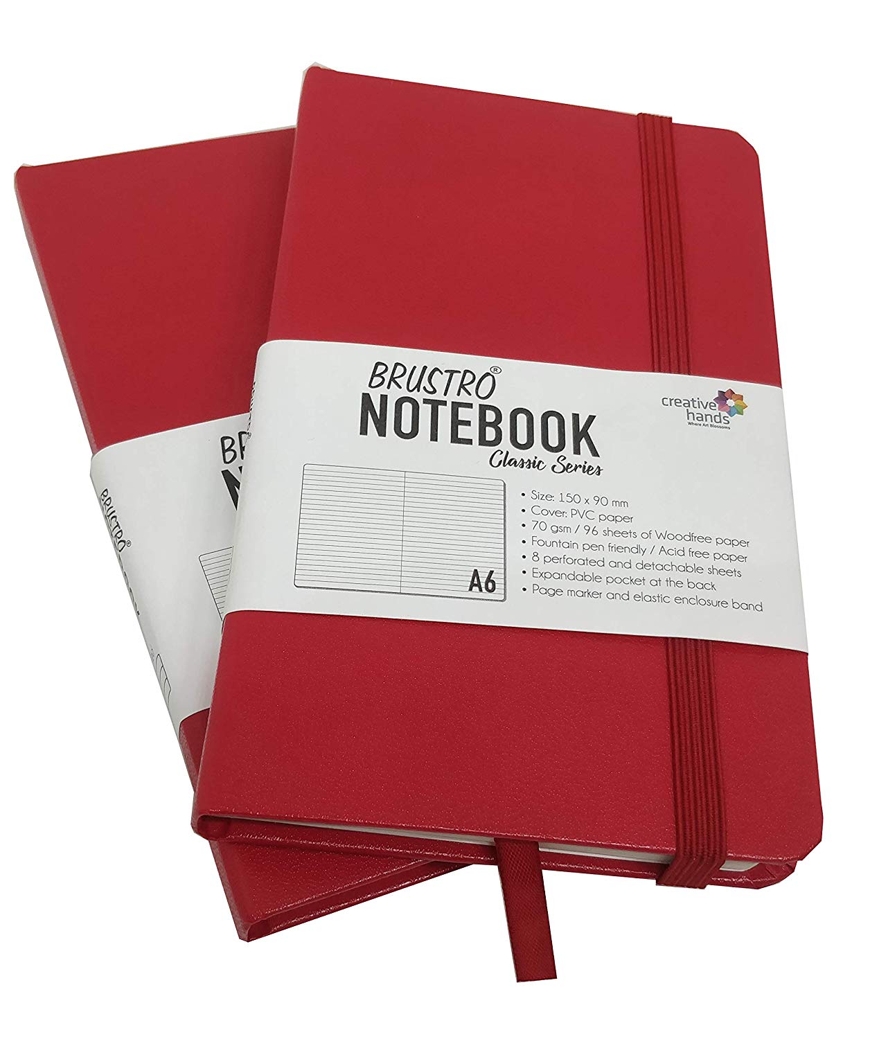 BRUSTRO NOTEBOOK CLASSIC SERIES TWIN PACK A6