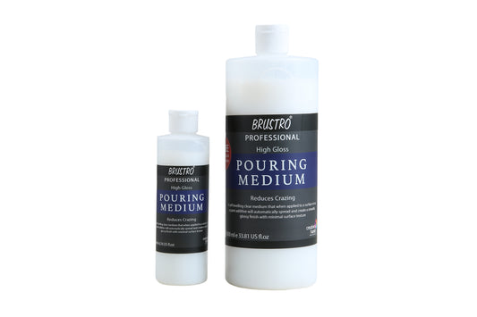 BRUSTRO Pouring Medium 1000 Ml (1 LTR.). Free BRUSTRO Pouring Medium 200 Ml (Worth Rs. 499)