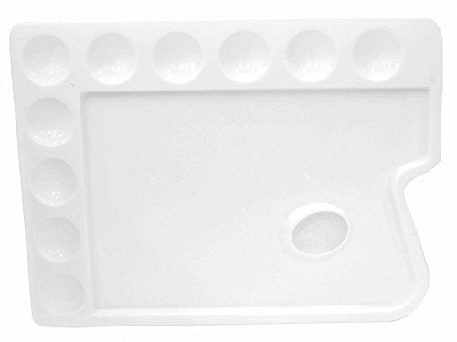 Brustro Rectangle 10 Well Plastic Palette 30X22CM