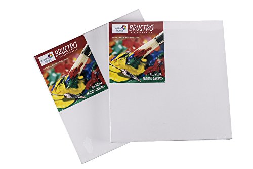 Brustro Stretched Canvas (Regular) 24"X24" (Pack Of 2)