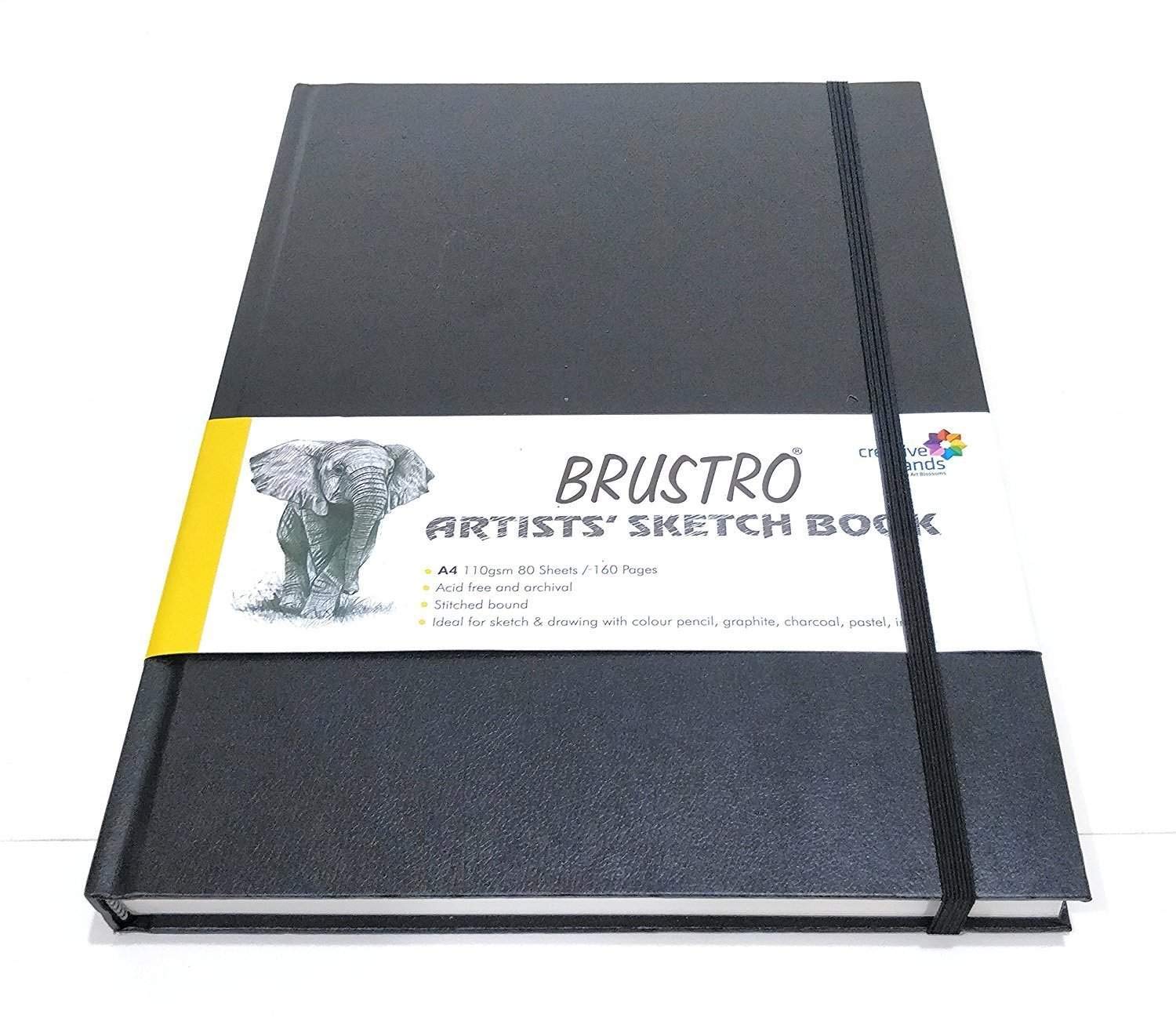 Brustro Artists Stitched Bound Sketch Book A4, 110 GSM (Acid Free