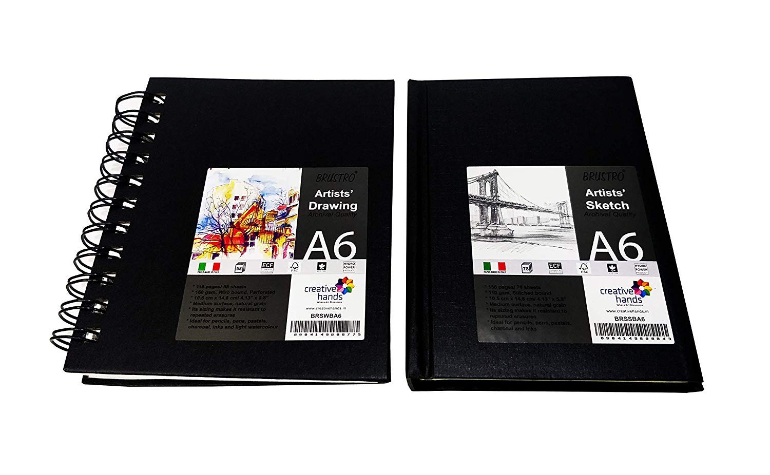 A5 SIZE SKETCH BOOK ,DRAWING PAD ,DRAWING BOOK ,DRAWING FILE 100 PAGES WITH  145 GSM SNOW WHITE PAPERS