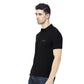 Brustro T-Shirt Regular fit 100% Cotton Unisex- Black Colour (Size -Large)