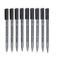 BRUSTRO Technical Pen (Set of 9) (Includes: 1 each of 0.05mm; 0.1mm; 0.2mm; 0.3mm; 0.4mm; 0.5mm; 0.6mm; 0.8mm & Brush.)