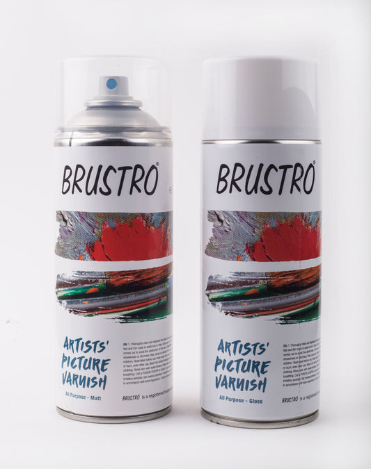 Brustro Combo - Matt & Gloss - 400 ml Spray can Each