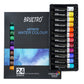 BRUSTRO ARTISTS' WATERCOLOUR SET OF 24 COLOURS X 12ML TUBES