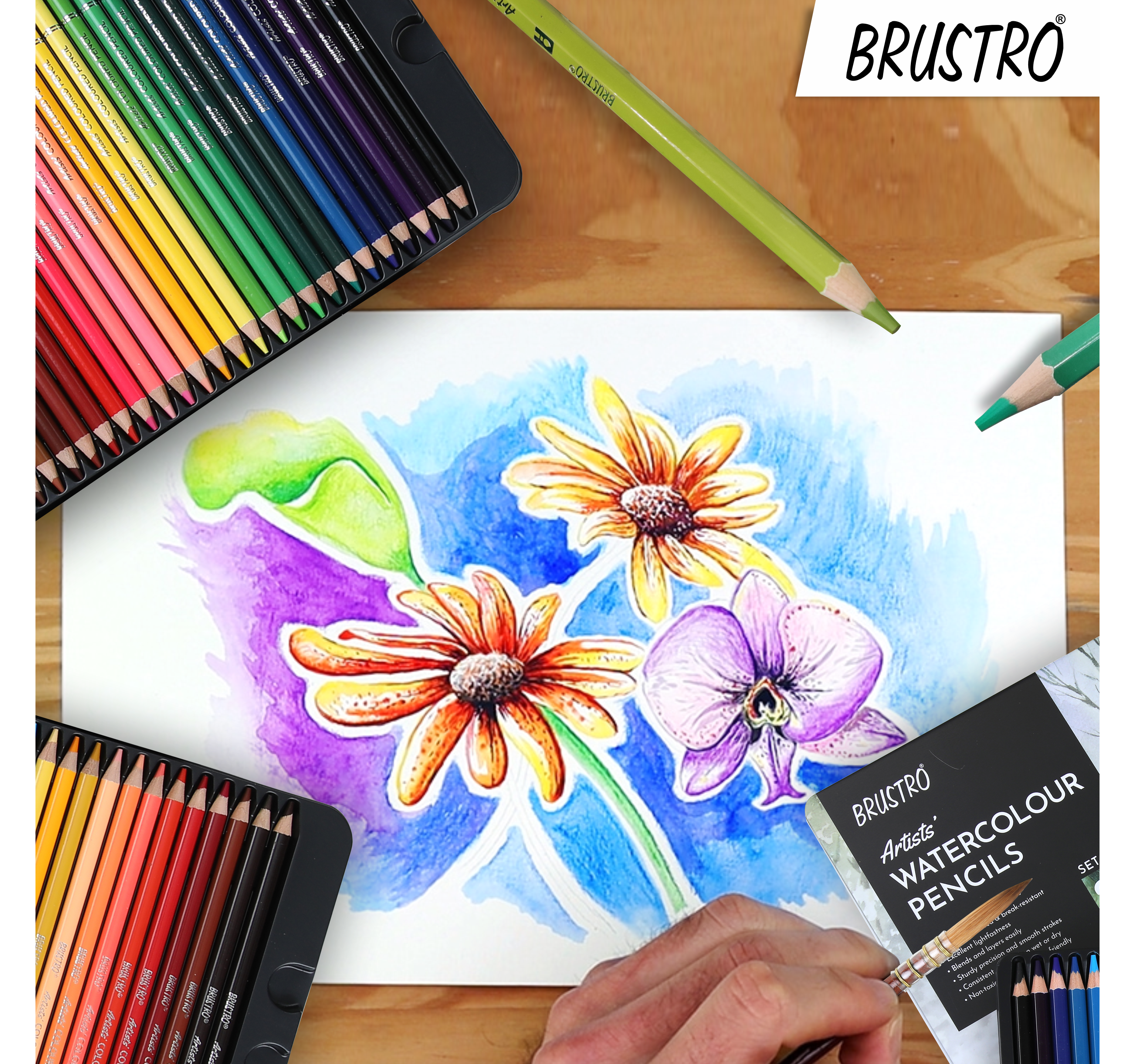 Watercolor Pencil Tree by Kittie Caracciolo - the CLASSroom