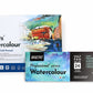 Brustro Professional Artists Watercolour 24 Half pan Set (Free 100% Cotton Watercolour Pad Cold Pressed 300 GSM A4-12 Sheets Worth rs. 999)